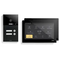 GVS IP Video Türsprechanlage 2-Familienhaus mit Türöffner, HD Kamera,
