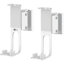 goobay Lautsprecher-Wandhalterung One Sound Flex, weiss (Wandmontage, Drehbar, Neigbar), Lautsprecher Ständer - Wandmontage, Weiss