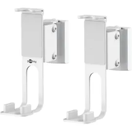 goobay Lautsprecher-Wandhalterung One Sound Flex, weiss (Wandmontage, Drehbar, Neigbar), Lautsprecher Ständer - Wandmontage, Weiss