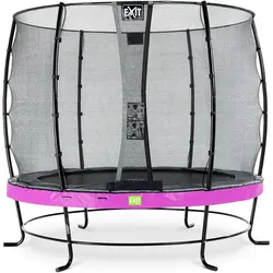 EXIT Elegant Trampolin ø253cm mit Economy Sicherheitsnetz - lila 250 CM