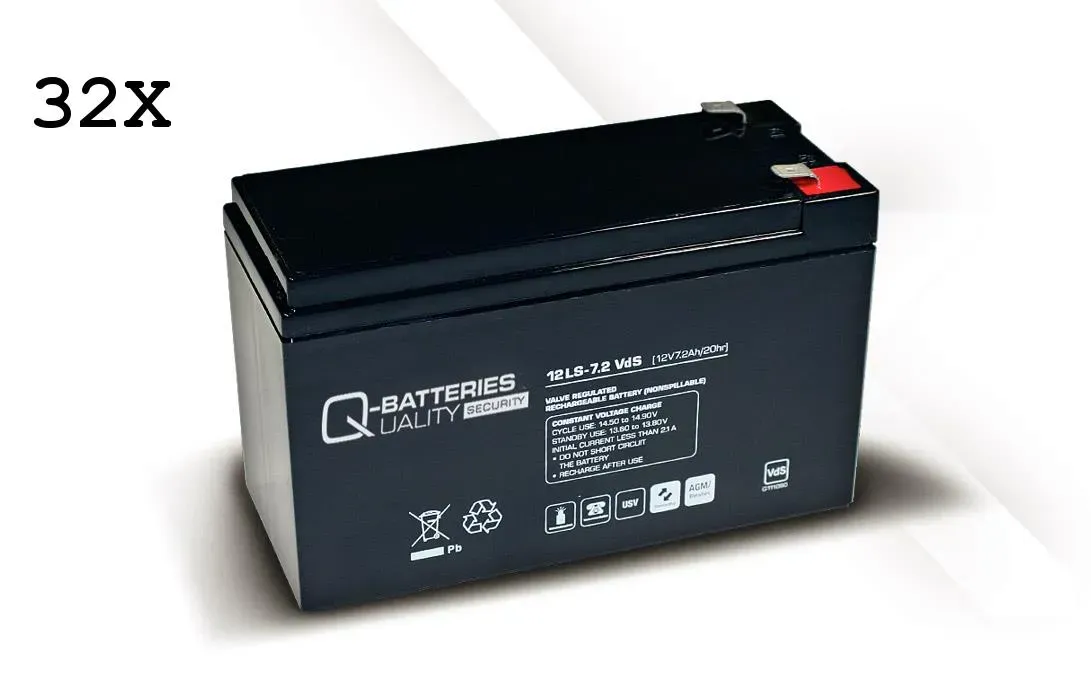 Ersatzakku für APC Smart-UPS VT SUVTR40KH5B5S APC SYBT4 für Smart-UPS VT 40kVA Markenakku mit VdS