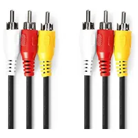 Nedis Composite Video-Kabel 3 x Cinch-Stecker - 3 x
