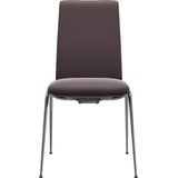 Stressless® Polsterstuhl Laurel, Low Back, Größe M, mit Beinen aus Stahl in Chrom glänzend gelb