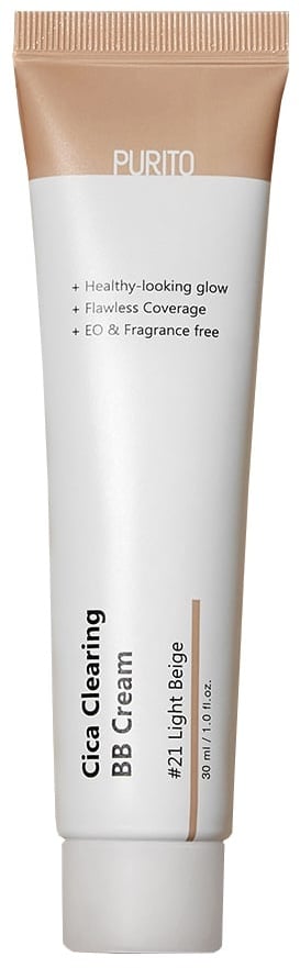 Purito Cica Clearing BB Cream #21 Light Beige SPF38 +++  (30 )