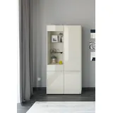 Set One by Musterring Standvitrine Reno 92 x 42 x 185 cm Braun