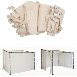 MCW Pavillon A22-S 2,93 x 2,93 m inkl. 1 Seitenteil Beige
