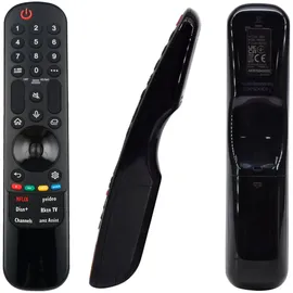 azurano Universal Fernbedienung für alle LG Magic Remote 2024-2015 OLED NanoCell QNED 8K 4K UHD HD TV - OHNE Maus & Sprache - MR24GA MR23GA MR22GA & GN MR21GA MR20GA MR19BA MR18BA MR650A MR650 MR600