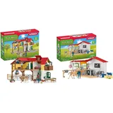 Schleich Farm World Bauernhaus mit Stall und Tieren 42407