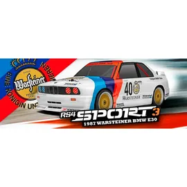 HPI RACING RC-Auto BMW M3 E30 Warsteiner 1:10 4WD RTR blau