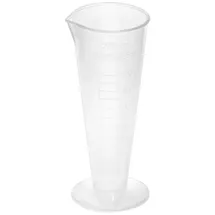 Steinberg Systems - Messbecher 10 Stück 50 ml mit Ausgießer Messbecher aus Kunststoff Messzylinder Dosierhilfe Labormessbecher