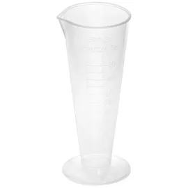 Steinberg Systems - Messbecher 10 Stück 50 ml mit Ausgießer Messbecher aus Kunststoff Messzylinder Dosierhilfe Labormessbecher
