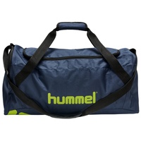 hummel Core Sports Bag Dark DENIM/LIME Punch