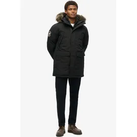 Superdry Everest Faux Fur Jacke Jet Black XL
