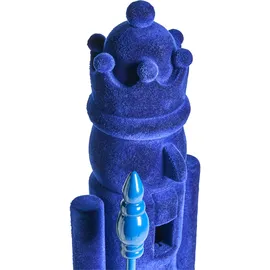 Beliani Nussknacker 40 cm Blau