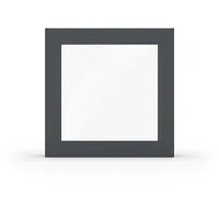 Fenster innen Anthrazit, Kunststoff, aluplast IDEAL® 4000, Anthrazit ähnlich RAL 7016, 51x51 cm, individuell konfigurieren