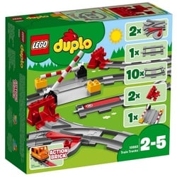 LEGO® Spielbausteine »LEGO® DUPLO® Eisenbahn Eisenbahn Schienen 23 Teile 10882«