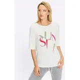 Heine T-Shirt Kurzarm Beige 38
