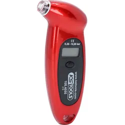 KS TOOLS Digitaler Reifendruckmesser, 0,20 - 10,0 bar ( 100.4055 )