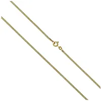 VIVANCE Collierkettchen »333 Gold Panzerkette diamantiert«, 79992357-0 gelb