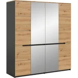 Home Affaire Kleiderschrank 180 x 198 x 59 cm Grau