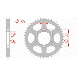 AFAM Standard-Stahlkrone 12203 - 428