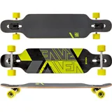 Longboard Skateboard Torex Schwarz/Kalk One Size