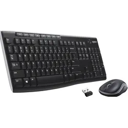 Logitech Wireless Combo MK270 Tastatur-und-Maus-Set drahtlos 2.4 GHz EER