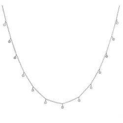 Elli Plättchen Coin Rund Matt Struktur 925 Silber 50 Damen 