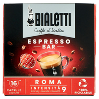 Bialetti Roma 16 Kaffeekapseln die nur mit Bialetti-Maschinen funktionieren