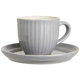 ib laursen Tasse mit Untertasse Mynte Ø Unterteller french grey