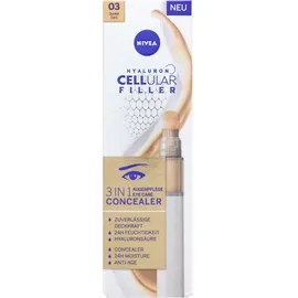 BEIERSDORF Hyaluron Cellular Filler 3IN1 Augenpflege Concealer Dunkel Creme 4 ml