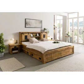 MASSIVMOEBEL24.DE Railway 200 x 200 cm Beige