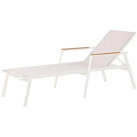 BEST Freizeitmöbel Paros Sonnenliege 196 x 76 x 36 cm Beige