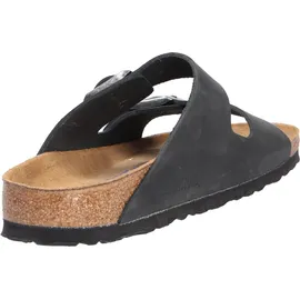 Birkenstock Arizona SFB Natural Leather, Oiled black Größe: 36
