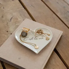 r√§der design Herzteller C'est la Vie Speiseteller Porzellan