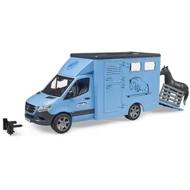 Bruder 02674 Matchbox Sprinter Tiertransporter mit 1 Pferd