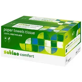 Satino by wepa Papierhandtücher 277420 comfort Lagen-Falzung 2-lagig 3.072 Tücher