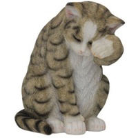 Trendline Dekofigur Katze grau 25 x 17,5 x 26,5 cm