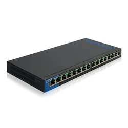 Linksys LGS116P 16-Port Desktop Gigabit PoE+ Switch für Unternehmen