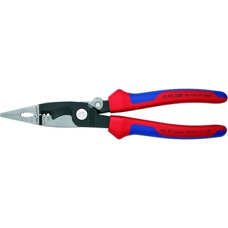 Knipex Elektro-Installationszange schwarz atramentiert 200 mm