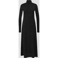 s.Oliver - Langes Kleid mit Glitzer-Effekt, Damen, schwarz, 34