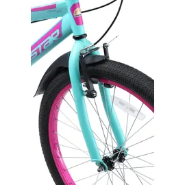 Bikestar Urban Jungle 24" türkis/pink Handbremsen