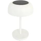 expo-bˆrse LED Tischlampe Solar weifl 18 x 29 cm 20 LED warmweifl f ̧r Innen und Aussen
