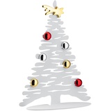 Alessi Bark for Christmas BM06 W - Baumförmige Weihnachtsdekoration aus Edelstahl, Weiß