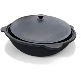 Grillpeter Utschak Asamat mit Kazan aus Gusseisen 12L Schwarz