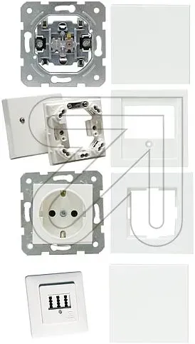 EGB 1-Familienhaus Starter Set Karre reinweiß