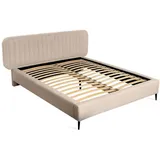 Fun Möbel Polsterbett Doppelbett Miami 140x200cm Komplettset In Stoff Now Or Never Beige