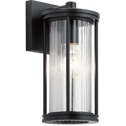 Wandlampe Außenleuchte Wandleuchte Gartenleuchte Aluminium Glas IP44 1 Flammig