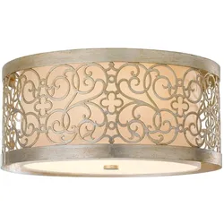 Arabesque Deckenleuchte Blattsilber-Patina Feiss FE-ARABESQUE-F