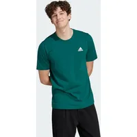 Adidas Essentials Single Jersey Embroidered Small Logo T-Shirt Collegiate Green XS